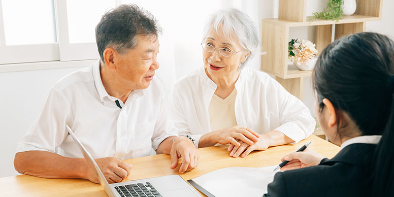 生前整理の相談の様子